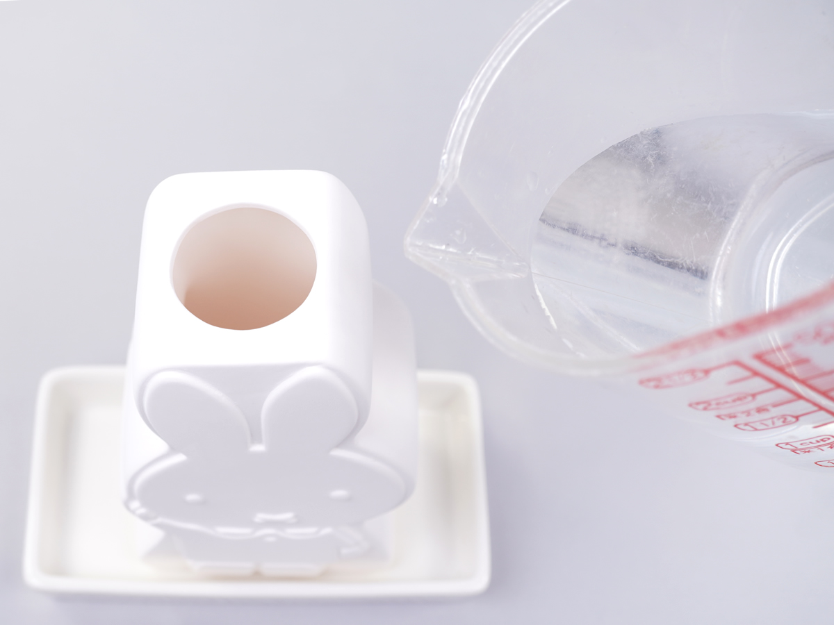 ミッフィーのエコ加湿器使い方2