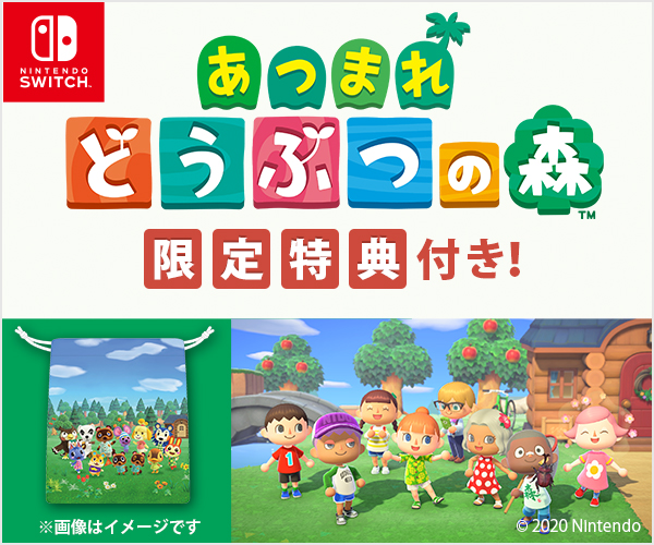 あつまれどうぶつの森 限定特典付き
