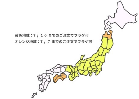 7日までの注文でフラゲ可能地図