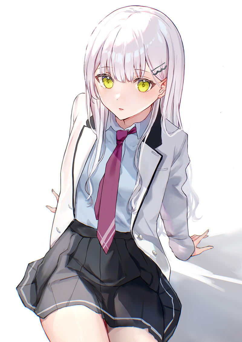 白髪制服
