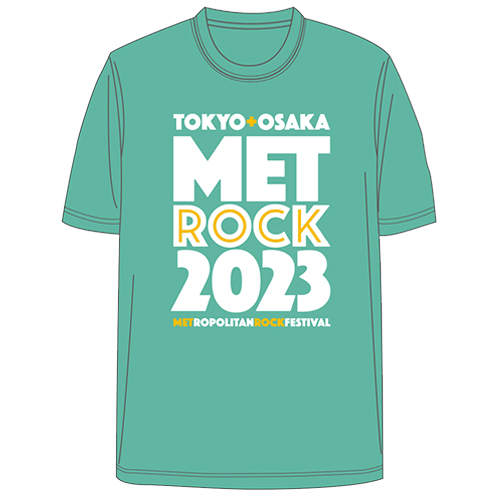 【METROCK2023】オフィシャルロゴTシャツ(ミント) セブンネット事前販売限定
