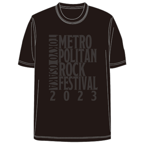 【METROCK2023】ブラック×ブラックTシャツ