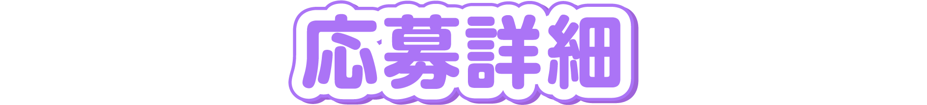 応募詳細