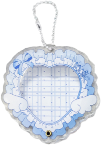 缶バッジ用アクリルフレーム　エンジェル　ブルー【セブンネット限定】）