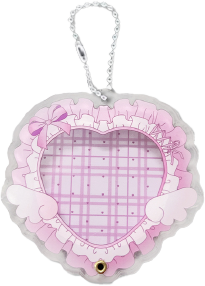 缶バッジ用アクリルフレーム　エンジェル　ピンク【セブンネット限定】