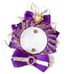 うさ耳ロゼット　パープル【セブンネット限定】