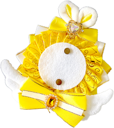 うさ耳ロゼット　イエロー【セブンネット限定】