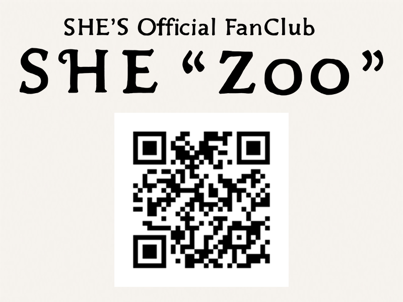 SHE'S Official Fan Club