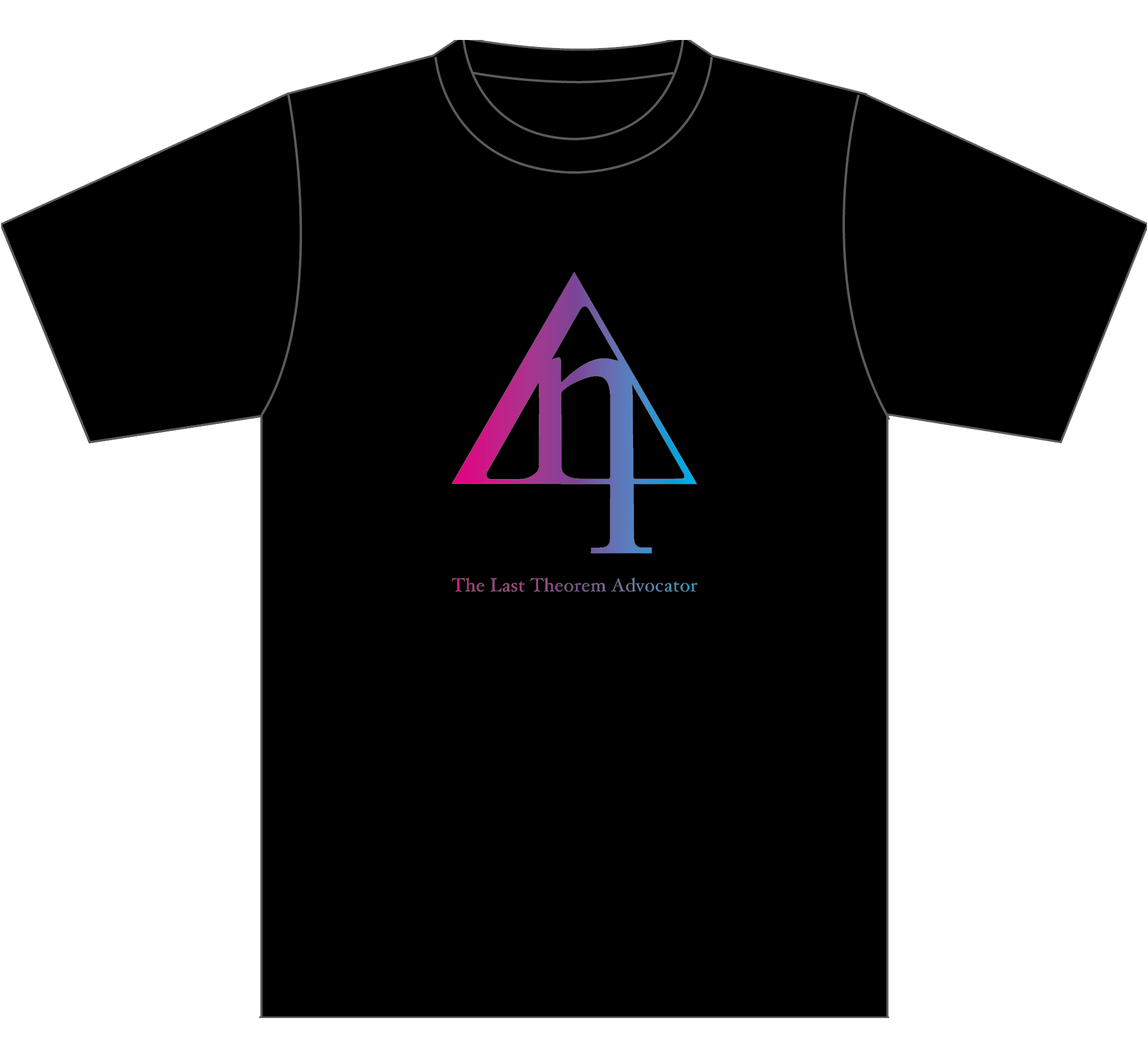 最終定理論者 ロゴTシャツ BLACK
