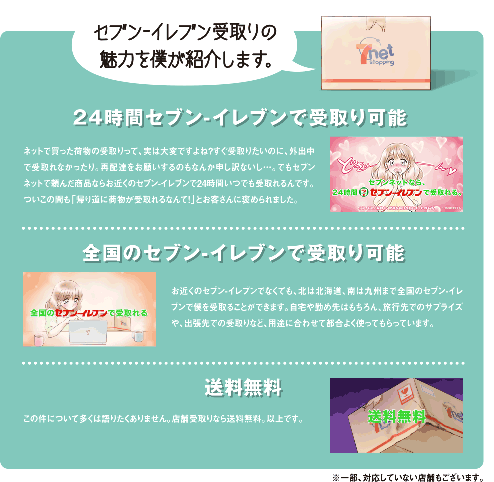 セブン‐イレブン受取りの魅力を僕が紹介します。