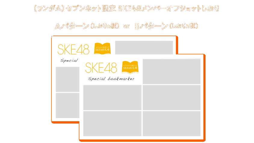 12冊セットで購入すると、SKE48文庫実施記念グッズがついてくる！