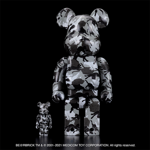 SPACE SHUTTLE BE@RBRICK 100% & 400% SET LAUNCH Ver.