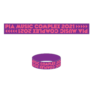 PIA MUSIC COMPLEX 2021　シリコンバンド パープル