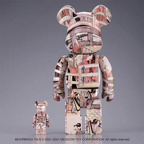 BE@RBRICK 喜多川歌麿「両国橋の上下」 100% ＆ 400% 抽選販売｜セブン