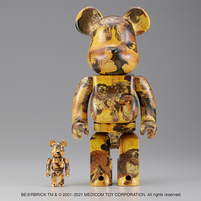 BE@RBRICK  狩野永徳　唐獅子図屏風 100% ＆ 400%