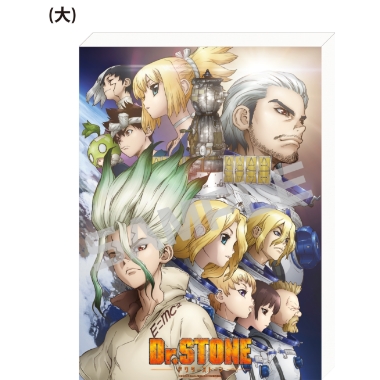Ｄｒ．ＳＴＯＮＥ／キャンバスアートボード（大）／１期キービジュアルＢ．ｖｅｒ