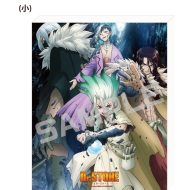 Ｄｒ．ＳＴＯＮＥ／キャンバスアートボード（小）／千空&司&ゲン&氷月．ｖｅｒ