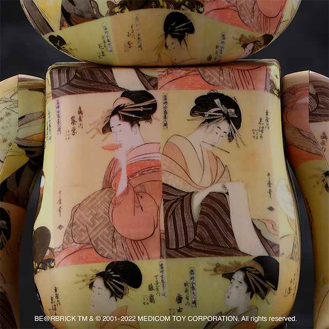 The British Museum BE@RBRICK KITAGAWA UTAMARO 「Tōji zensei bijin-zoroi」  100%  400%抽選販売