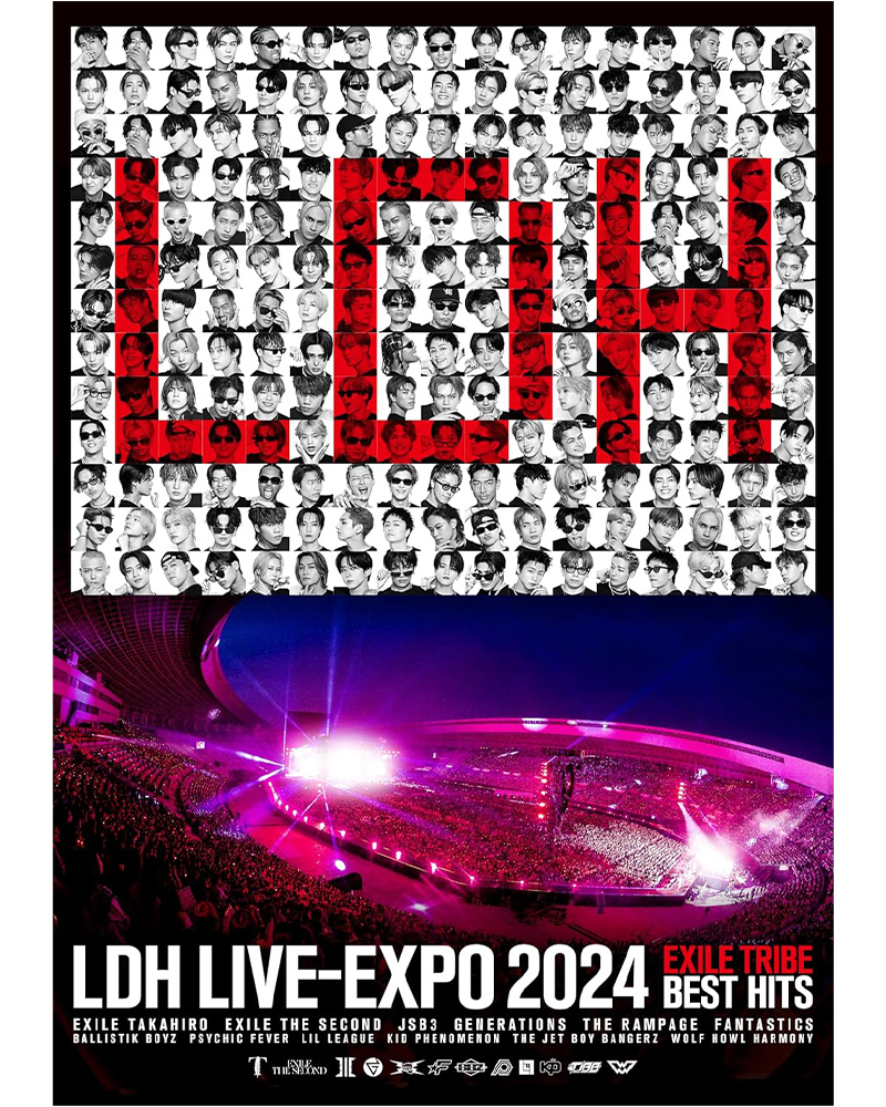 EXILE TRIBE／LDH LIVE-EXPO 2024 -EXILE TRIBE BEST HITS- Blu-ray＆DVD
