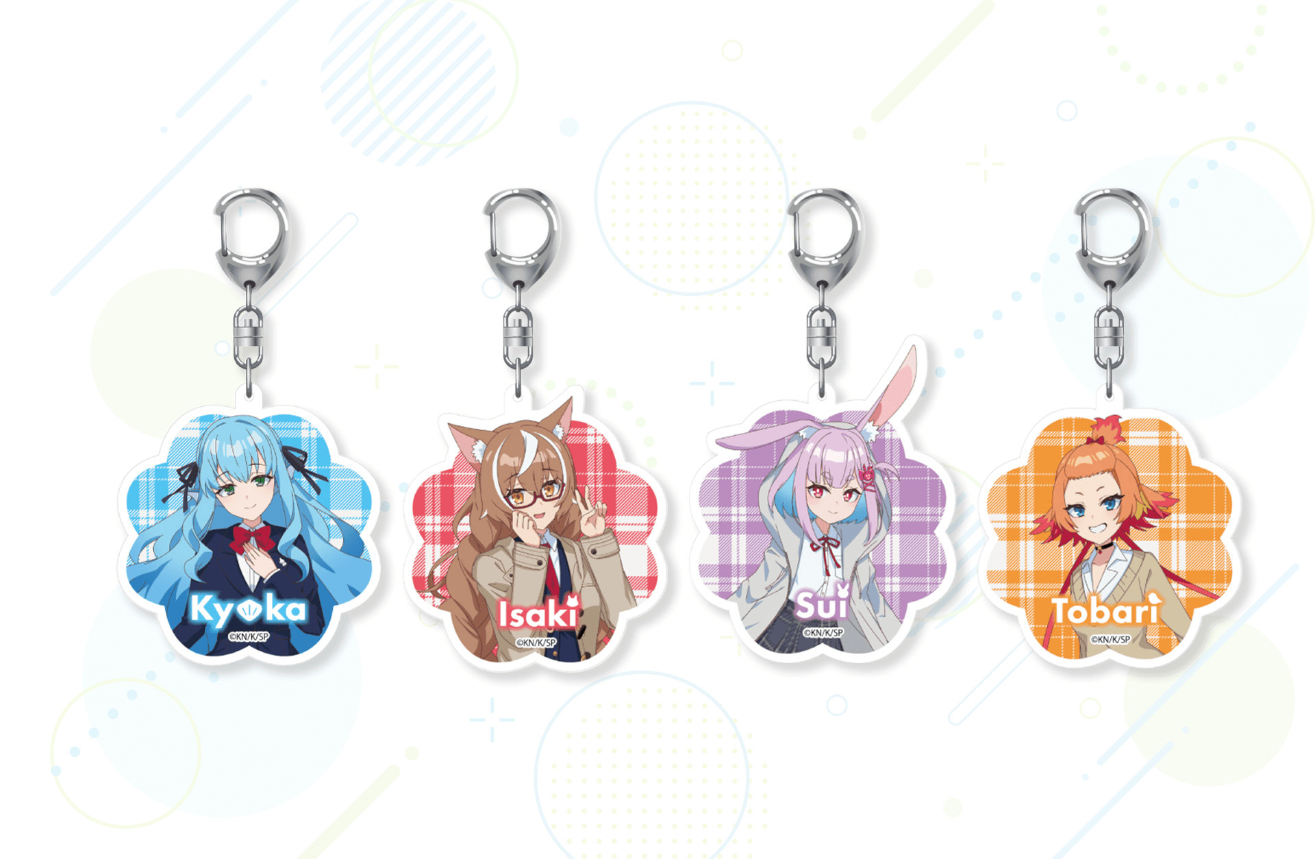 トレーディングアクリルキーホルダー