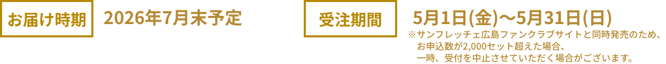 受注期間