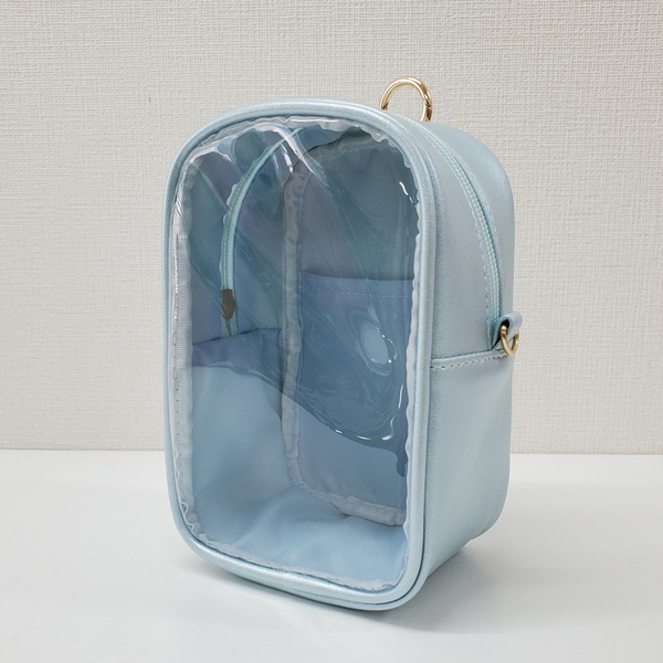 ハゴロモ　見せぬいポーチM＋(パールブルー)