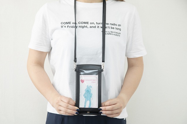 ハゴロモ　魅せポケット スマホポーチ
