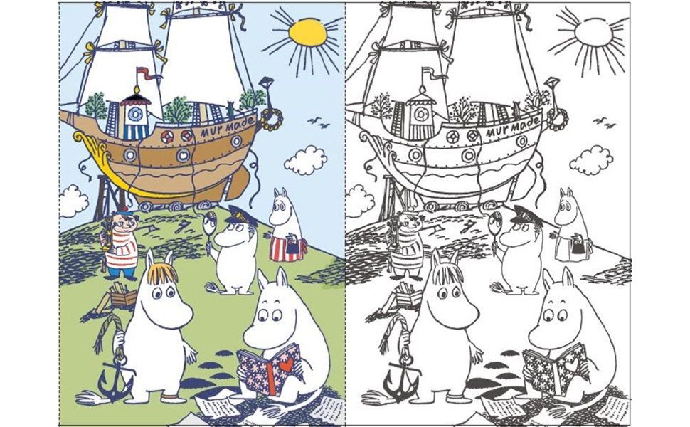 ｍｏｏｍｉｎ癒しの塗り絵ｐｏｓｔｃａｒｄ ｂｏｏｋ ムーミン谷の春夏秋冬 自分だけのポストカードが簡単にできる 通販 セブンネットショッピング