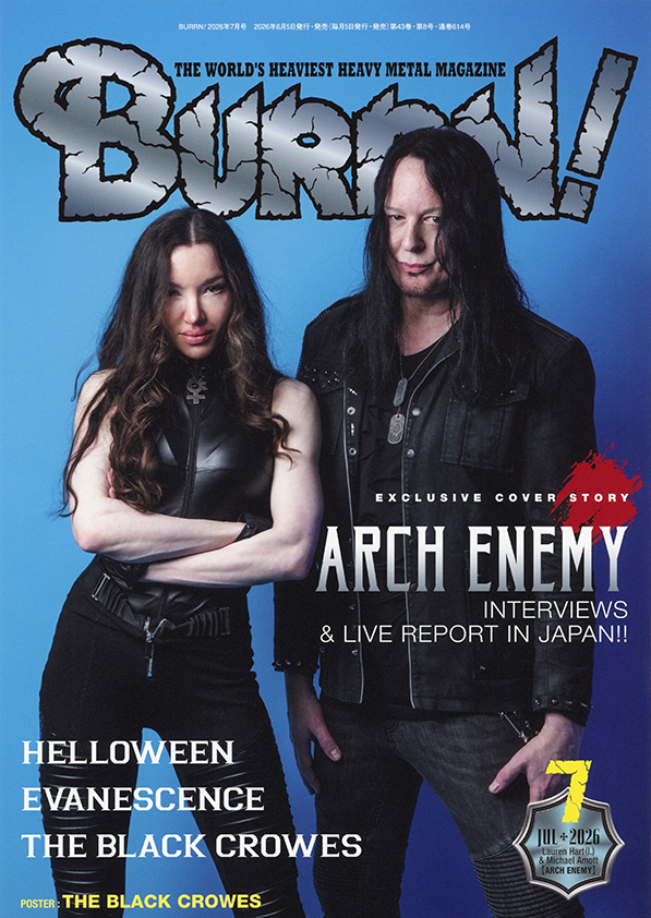 世界最大の実売部数を誇るヘヴィ・メタル / ハード・ロック専門誌BURRN