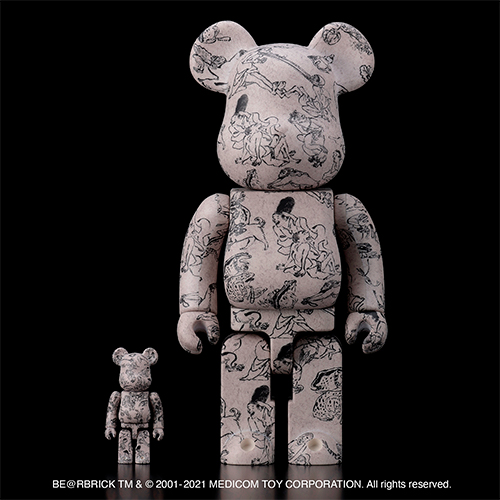 BE@RBRICK 鳥獣人物戯画 第弍集 100% & 400% ベアブリック