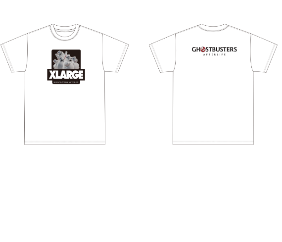 XLARGE×GHOST BUSTERS S/S TEE