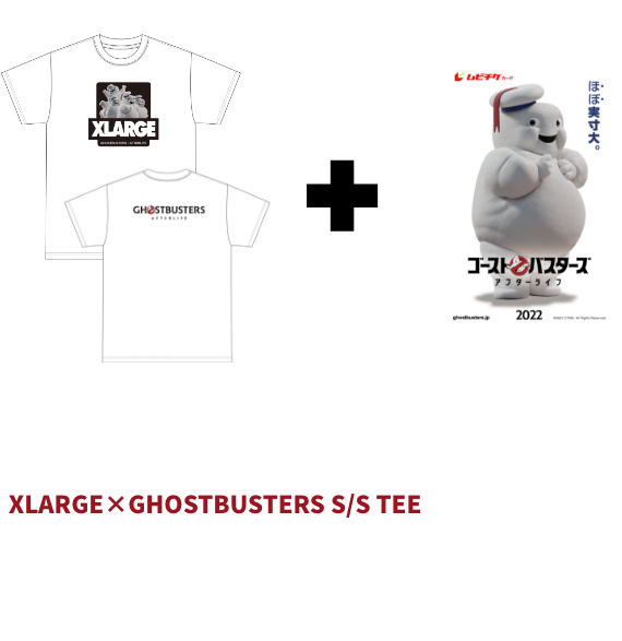 XLARGE×GHOST BUSTERS S/S TEE