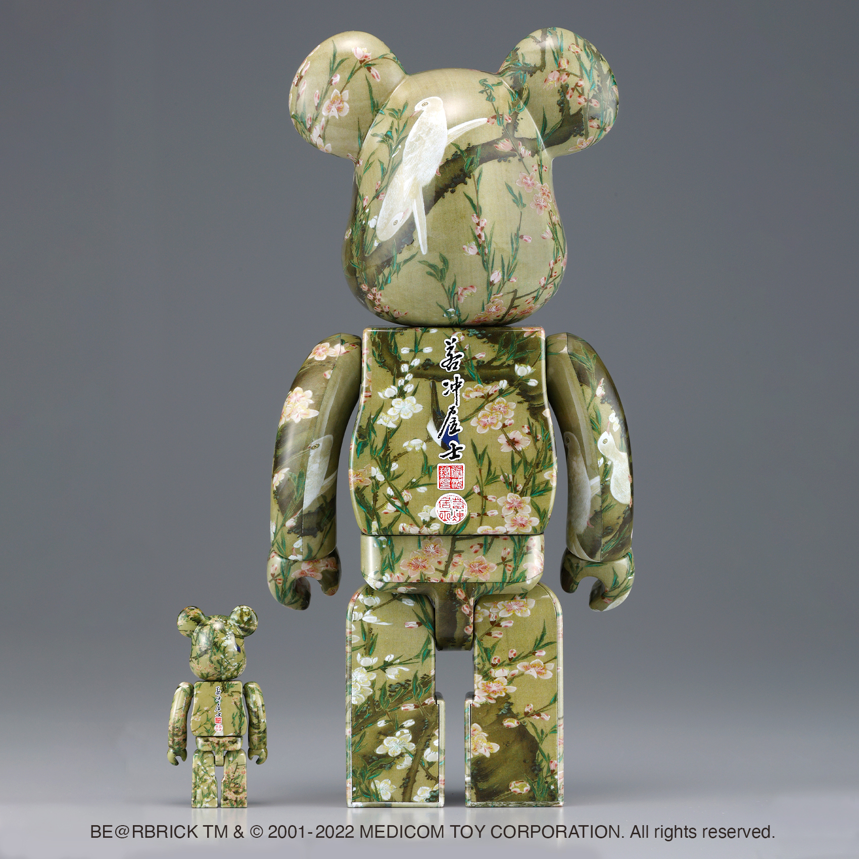 フィギュア【2体セット】BE@RBRICK 伊藤若冲「群鶏図」 100% ＆ 400%