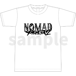 メガロボクス２／Tシャツ／ＮＯＭＡＤロゴ．ｖｅｒ／白