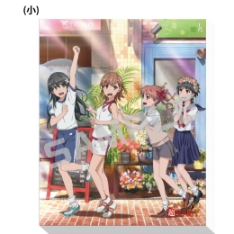 とある科学の超電磁砲T／キャンバスアートボード（小）／4人集合．ｖｅｒ