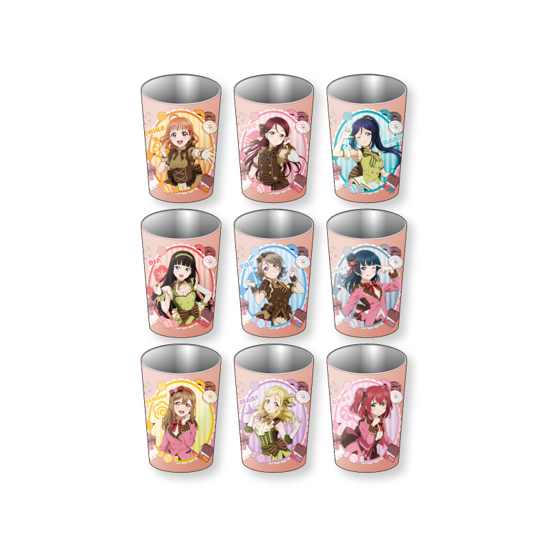 ラブライブ！サンシャイン!!セブンネット限定　ステンレスタンブラー　7点セット ラブライブ！サンシャイン!! セブン‐イレブンキャンペーン