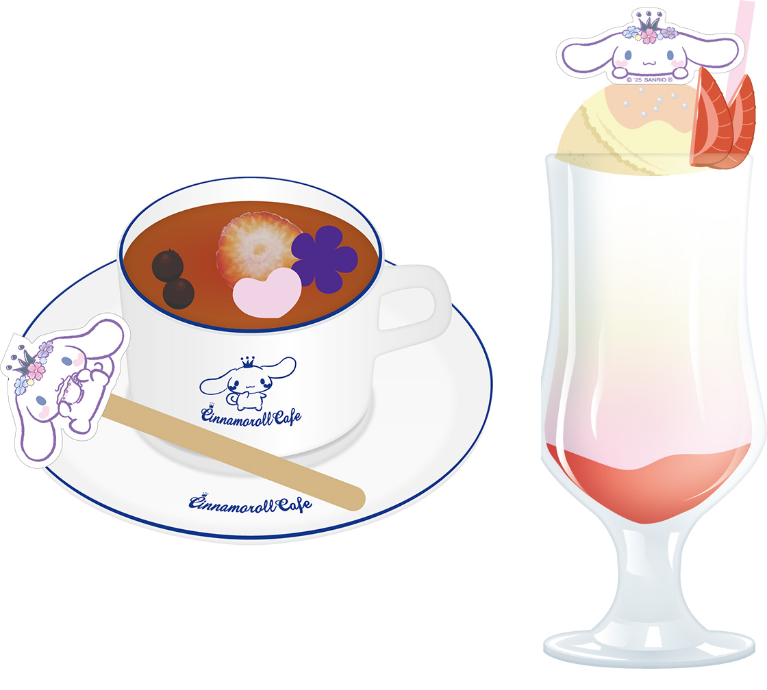 春がきた!桜のいちごミルクフロート ぷかぷかハート・ベリーフラワーティー
