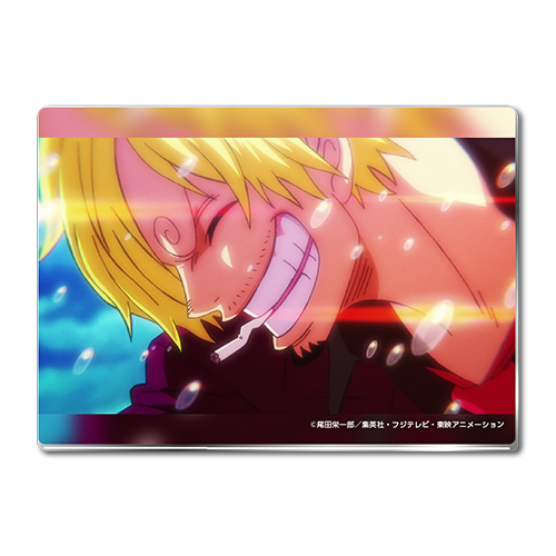 激レア　ONE PIECE メタルディスプレイ サンジ【セブンネット限定】 ワンピースセブンネット限定グッズ（メタルプレート）