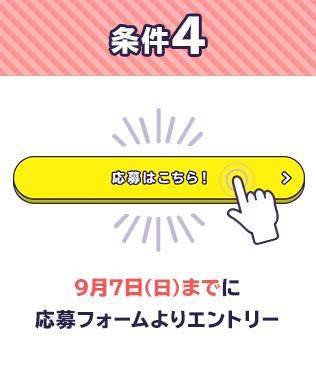 条件4 2025年9月7日(日)までに応募フォームよりエントリー