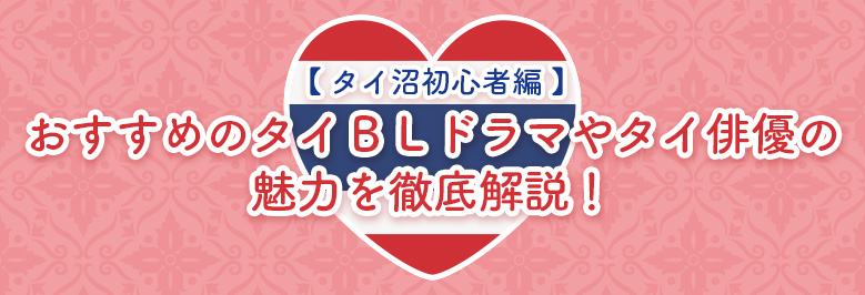 【タイ沼初心者編】おすすめのタイＢＬドラマやタイ俳優の魅力を徹底解説！