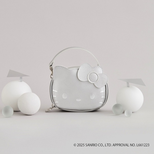 HELLO KITTY × BRILMY リップが縦に収納できる ズボラに優しいミニコスメポーチ BOOK SILVER ver. SPECIAL PACKAGE（セブン－イレブン／セブンネット限定）