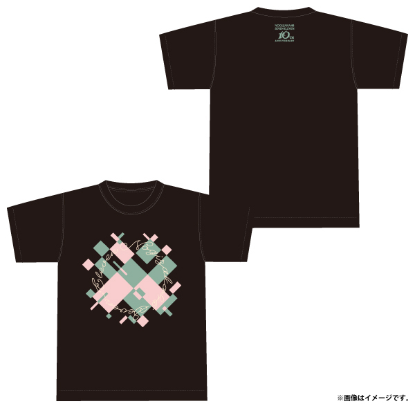 【乃木坂46】Tシャツ黒（セブンネットショッピング限定）