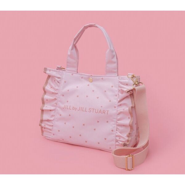 JILL by JILL STUART BOOK ハートフリルバッグ PINK ver.