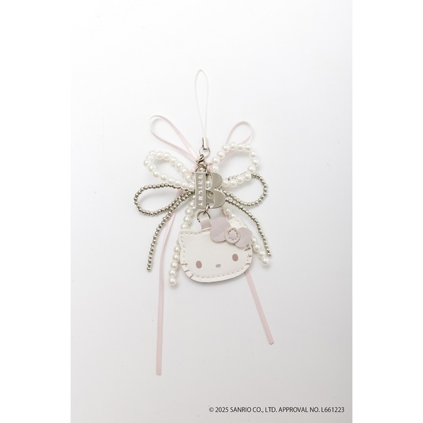HELLO KITTY × BRILMY いつでもササッとお直しできる ミラー付きビーズストラップ BOOK PALE PINK ver. SPECIAL PACKAGE