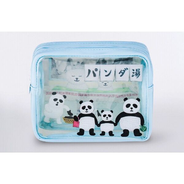 パンダ銭湯 クリアポーチBOOK