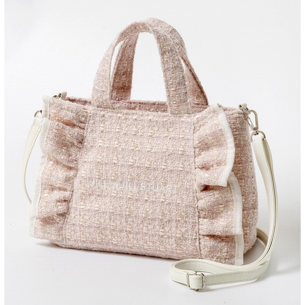 JILL by JILL STUART BOOK ツイードフリルバッグ PINK ver.