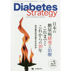 Ｄｉａｂｅｔｅｓ　Ｓｔｒａｔｅｇｙ　Ｊｏｕｒｎａｌ　ｏｆ　Ｄｉａｂｅｔｅｓ　Ｓｔｒａｔｅｇｙ　ｖｏｌ．１０ｎｏ．１（２０２０）　●日本の糖尿病研究と治療これまでとこれからの１０年