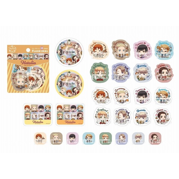 ヘタリアWorld☆Starsキャラっとブーケコンプセット フレークシール キャラっとブーケ アニメ「ヘタリア World☆Stars