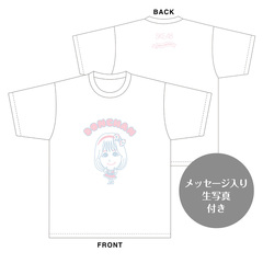 【SKE48】福士奈央　生誕記念Tシャツ(XL)＆メッセージ入り生写真（2024年4月度）