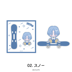 TVアニメ「SK∞ エスケーエイト」 スケボーアクリルスタンド 02.スノー